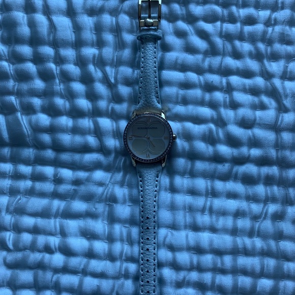 BCBG White Leather Watch - Picture 2 of 3